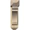 Ekena Millwork Olympic Arts and Crafts Rough Sawn Bracket w/ Offset Brace, Douglas Fir, 6"W x 22"D x 22"H BKT0604X22X22OLY03RDF - alternate 4